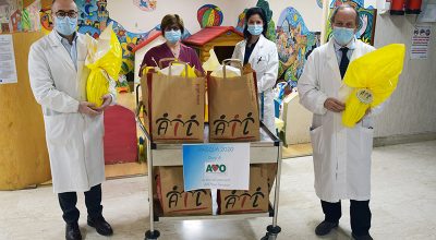L’AVO dona le uova pasquali di SienAil ai piccoli pazienti del Dipartimento della Donna e dei Bambini, con la collaborazione della Misericordia di Siena