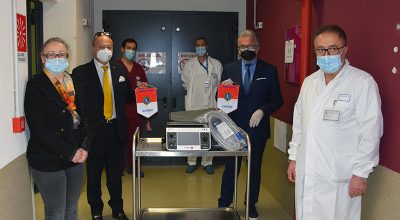Lions Club di Chiusi dona un ventilatore pressovolumetrico per l’Area Covid dell’Aou Senese