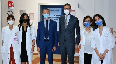 Il presidente del Consiglio Regionale, Antonio Mazzeo, visita l’Aou Senese