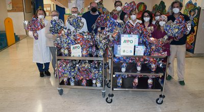 L’AVO dona 5 scaldabiberon e oltre 60 uova pasquali ai piccoli pazienti del Dipartimento della Donna e dei Bambini, ringraziamento da parte dell’Aou Senese