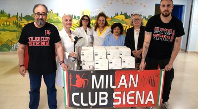 Nuovo gesto di generosità del Milan Club Siena: donate 20 lampade alla Terapia Intensiva Neonatale