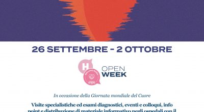 (H)Open Week ONDA sulle Malattie Cardiovascolari: dal 26 settembre al 2 ottobre visite e servizi gratuiti in oltre 150 ospedali italiani. Anche l’Aou Senese aderisce all’iniziativa