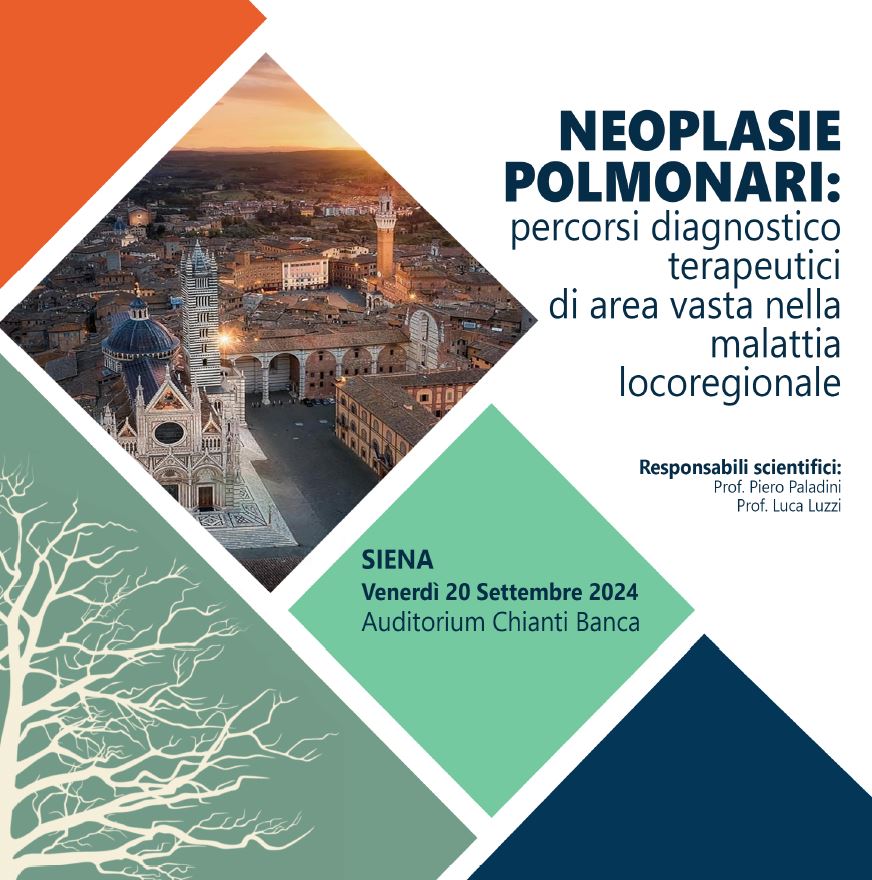 Professionisti a confronto sulle neoplasie polmonari a Siena il 20 settembre