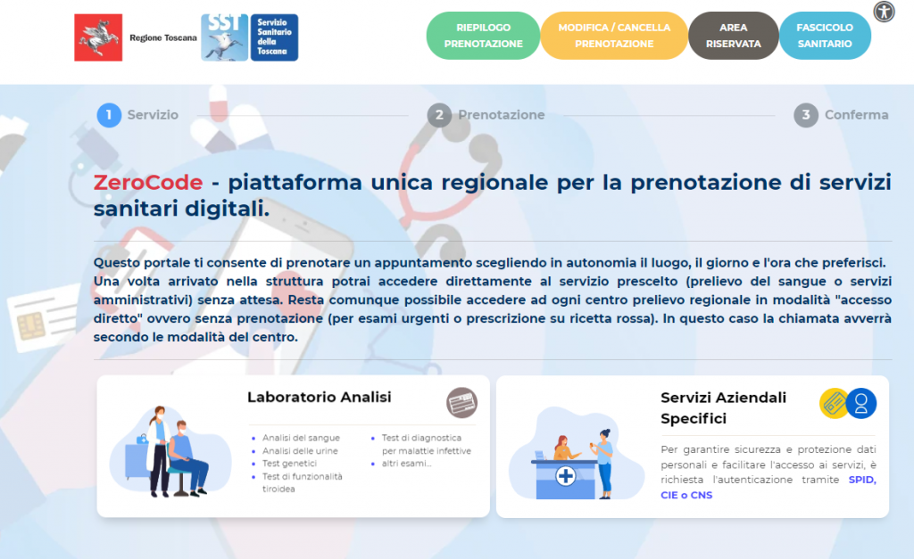 Punto Prelievi Unico (PPU), l’Aou Senese ricorda la modalità di prenotazione sul portale regionale Zerocode