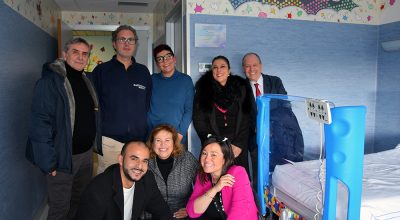 Chirurgia pediatrica, inaugurata la stanza degli Avangers e svelati i nuovi arredi della biblioteca del Dipartimento della Donna e dei Bambini con una dedicata speciale al piccolo Tommaso Cavaliere